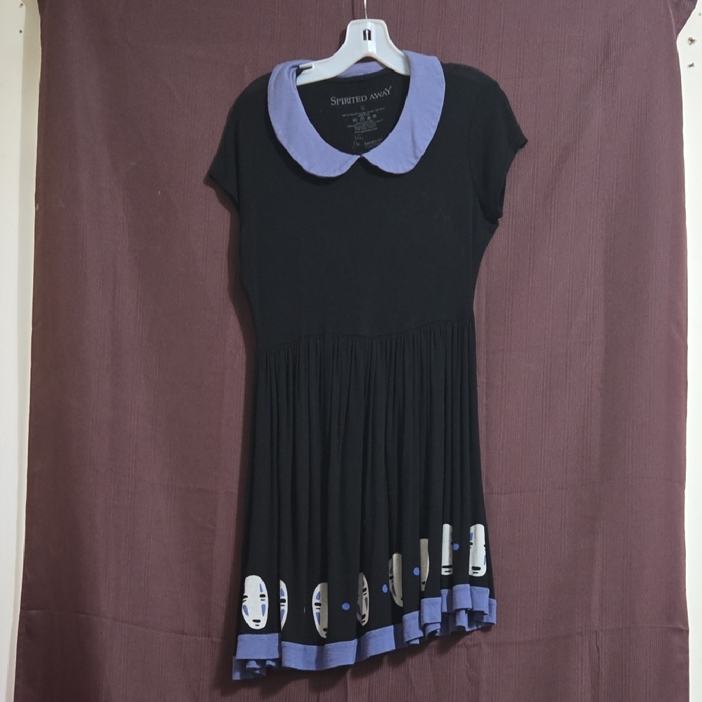 Hot Topic Black and Purple Spirited Dress